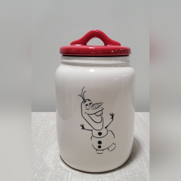 Rae Dunn OLAF, BEST DAY OF MY LIFE DISNEY Canister - Picture 1 of 3